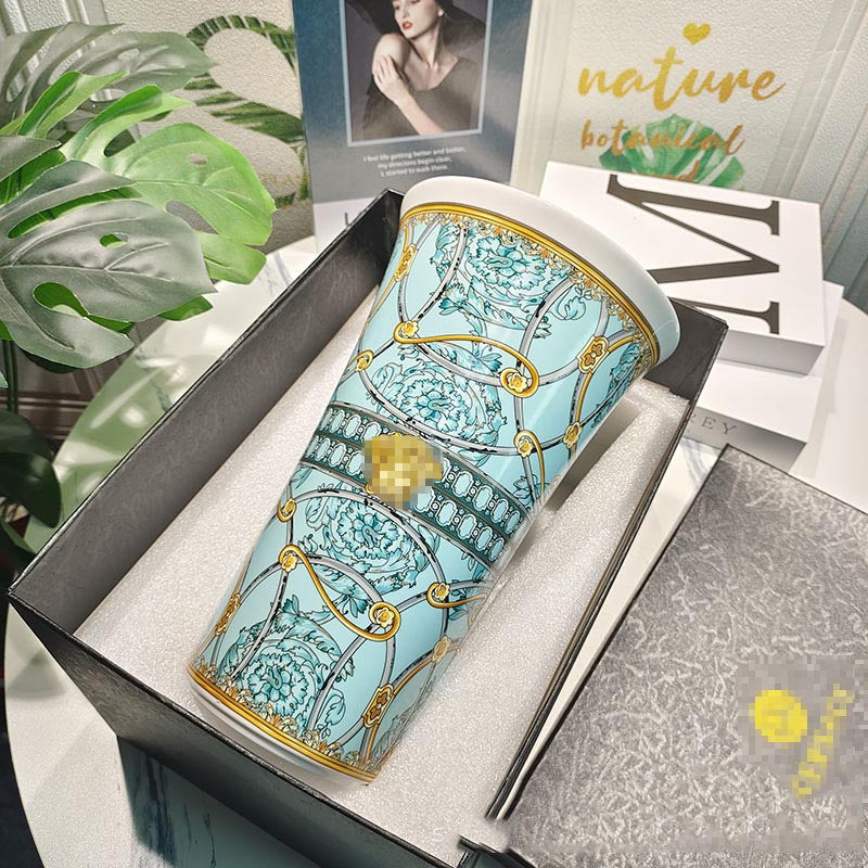 WholesaleCeramic vase living room TV cabinet wer arrangement European table decorations furnishings gift