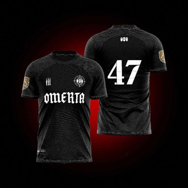 Men&#039;s T-Shirts Omerta boxing fans summer 3D printed breathable jersey mens outdoor sportswear mens round neck short sleeved childrens T