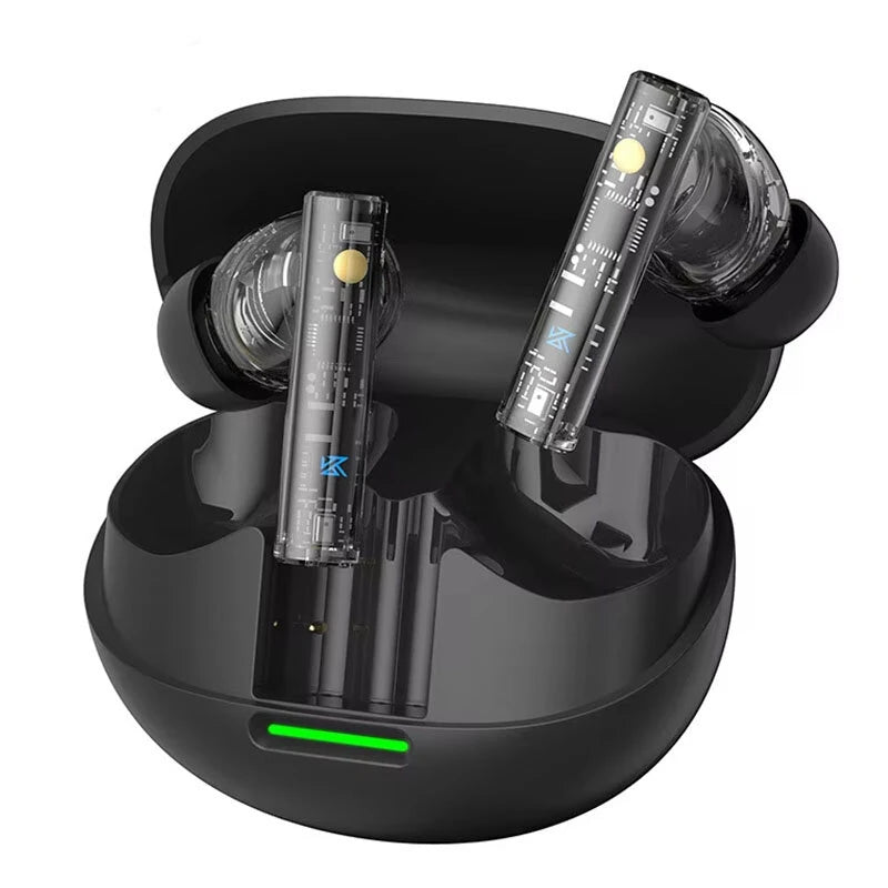 KZ Carol Pro ANC Earbuds Wireless bluetooth 5.4 Earphone 55dB Depth Noise Cancelling 6 Mic Call Noise Reduction LDAC Aud