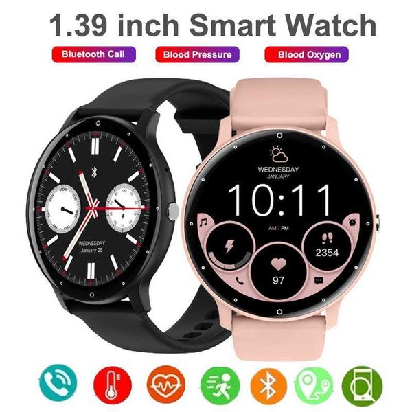 ZL02Pro smartwatch womens gift fitness and sports smart with BT call heart rate monitor waterproof and blood pressure T241213