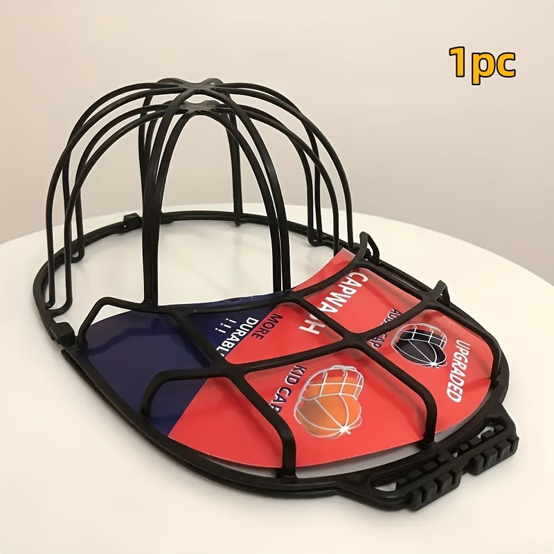 TEMU 1pc Plastic Hat Washing Machine, Baseball Cleaner, Bottle Cleaner, Bathroom Accessory, Baseball Cleaning Cage, Hat Cleaning Stand, Baseball