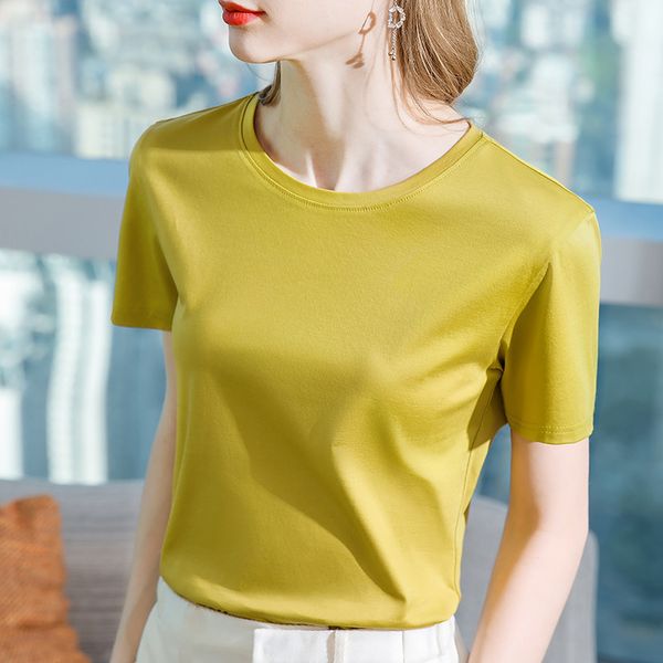 womens shirts spray cotton short sleeve spring summer tide tees 48MY