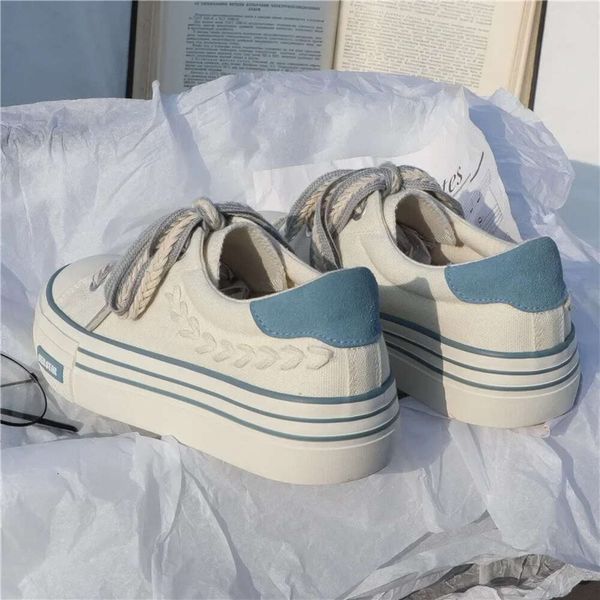 ddmynov Platform Vulcanized Women Canvas Skate Shoes Casual Flats Female Fashion Comfort Slip-on Sneakers Zapatos Mujer 69422