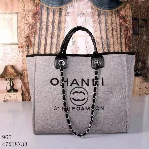 Luxury Designer Brand Ch Evening Bags Small Private Label Backpack Fashion Classic Canvas Beach Bag Handbags Purse Women Hand Ladies Satchel