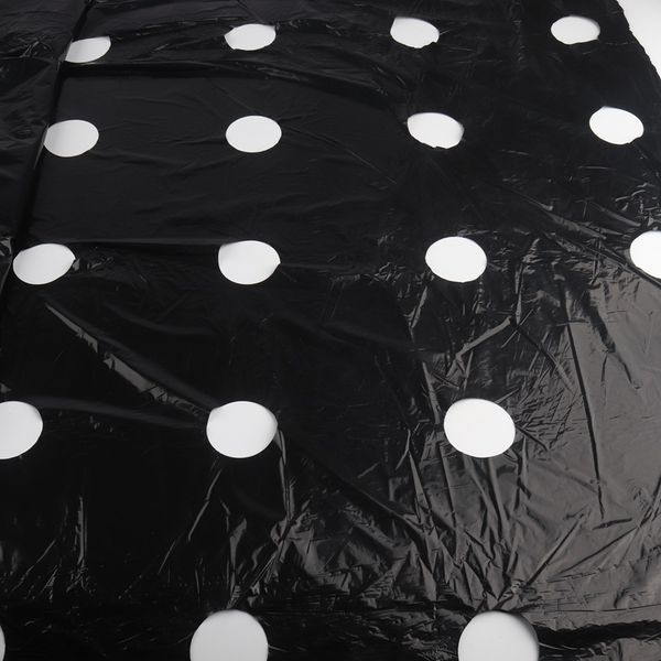 Other Garden Tools 25m 5Holes 002mm Black Film Agricultural Plants Grow Protection Cover Greenhouse Perforated PE Mulch 230422