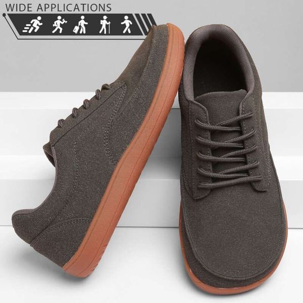 Men Wide-Head Barefoot Shoes Mesh Breathable Walking Sports Shoe Suitable For Fiess Travel Athletic Jogging Tenis Size 39-46