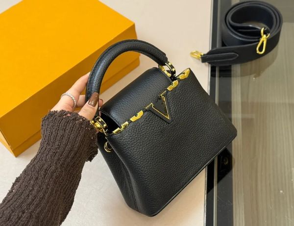 Top Luxury Designer Capucines Mini Handbag Women&#039;s Crossbody Bag Shoulder