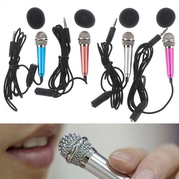 Handheld Portable Mini 35mm Stereo Mic Audio Microphone For The Mobile Phone Accessories Kxukq