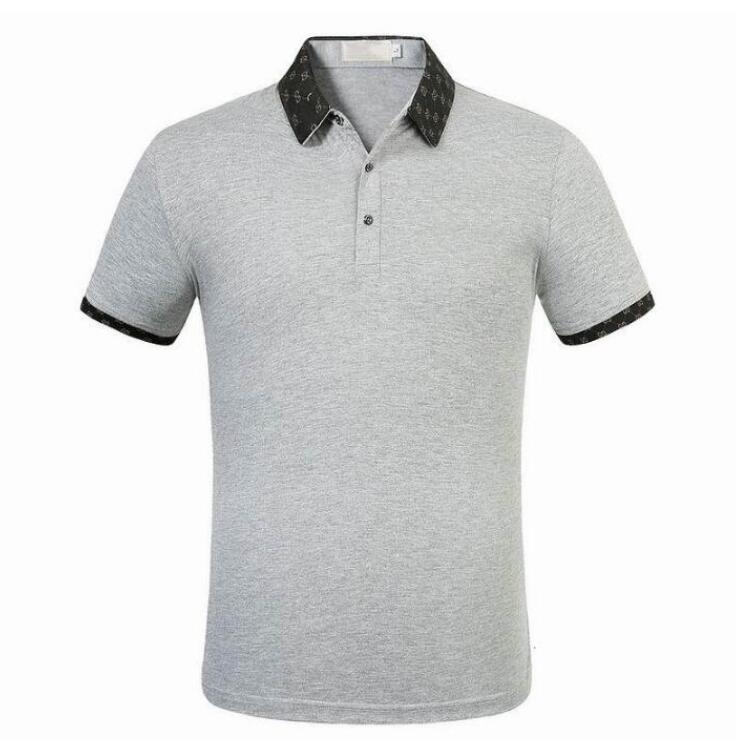 Men&#039;s T-Shirts Luxury GGity Letter Casual t shirt Embroidered Cotton polo Shirt High street collar shirt