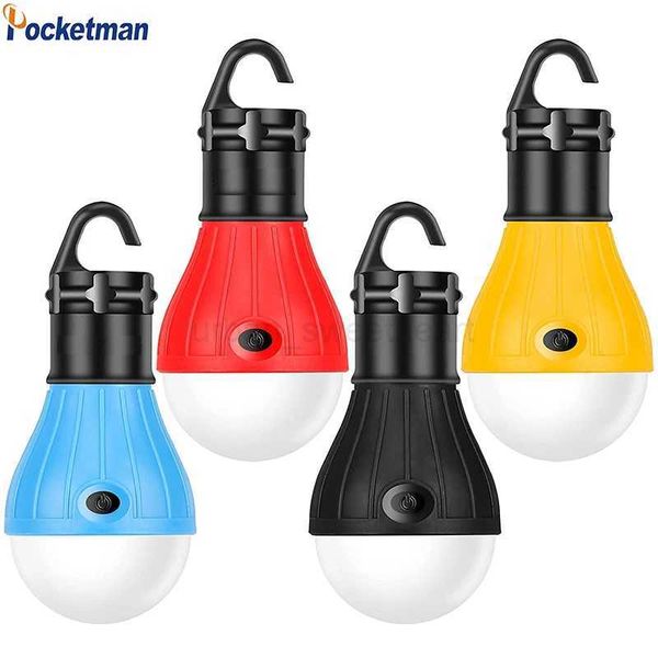 Mini LED Bulb Portable Camping Tent Light Hook Night Market Lamp Waterproof Repair Emegency Lantern Outdoor AAA Hanging BulbCL240724
