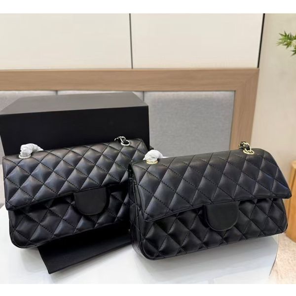 Designer Handbag Shoulder Chain Bag Clutch Flap Totes Bags Wallet Check Velour Thread Purse Double Letters Solid Hasp Waist Square Stripes W