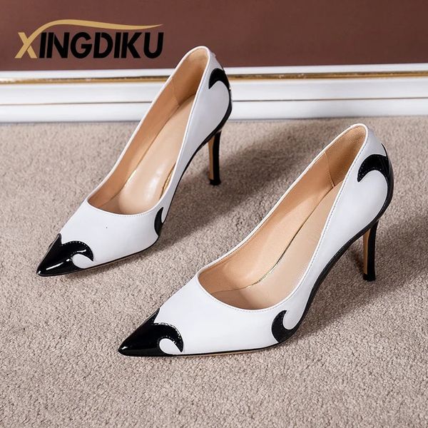 Summer Pointed Toe Stiletto Sandals High Heels Womens Shoes Banquet Party Womens Shoes Fashion Wedding Shoes 6.5-9cm Pump 241024