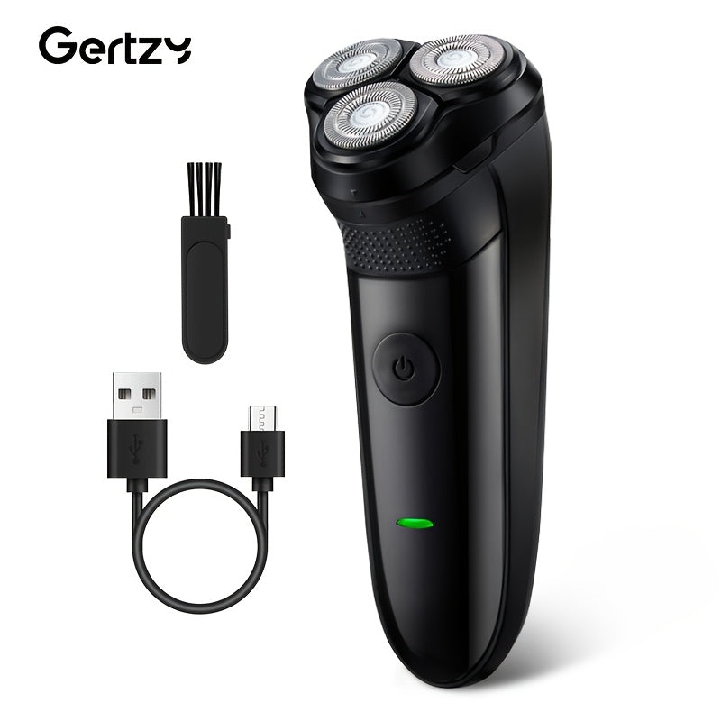 TEMU Professional Men's Rotary Electric Shaver, With Smooth And Comfortable Shaving Time, Suitable For Facial And Side Trimming And Cleaning, Smooth