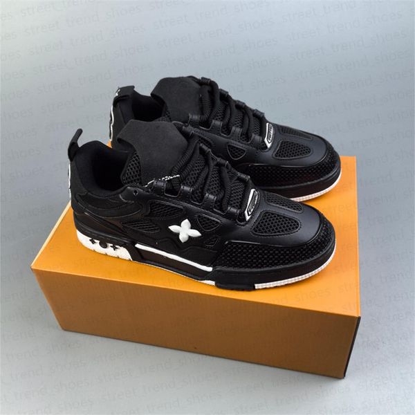 Luxury Sneakers Rhyton Designer Shoes Leather Thick Soled Casual Mens Multicolor Sneaker Vintage Chaussures Lace-UP Increase Platform Leisur