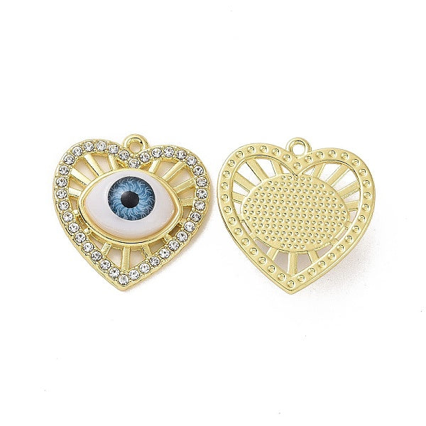 Rack placage alliage strass pandants