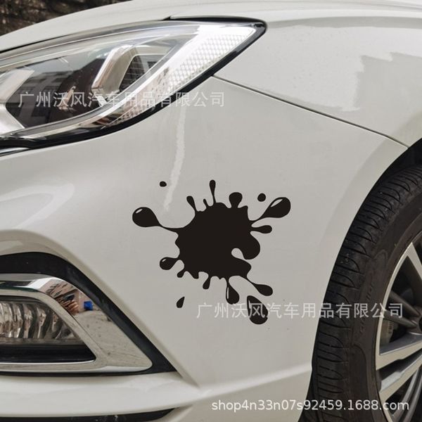 water ink and reflective sticker paint spot funny scratches body stickers, inkjet D520 car