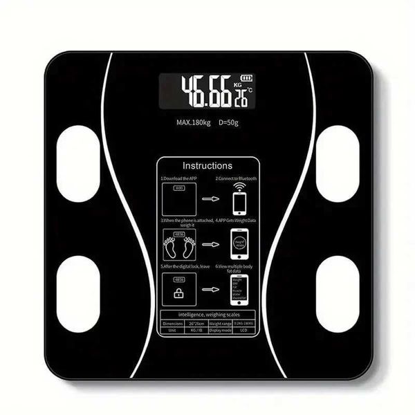 Body Weight Scales 1 intelligent Bluetooth electronic weight scale wireless digital bathroom scale accurately measuring body fat percentage