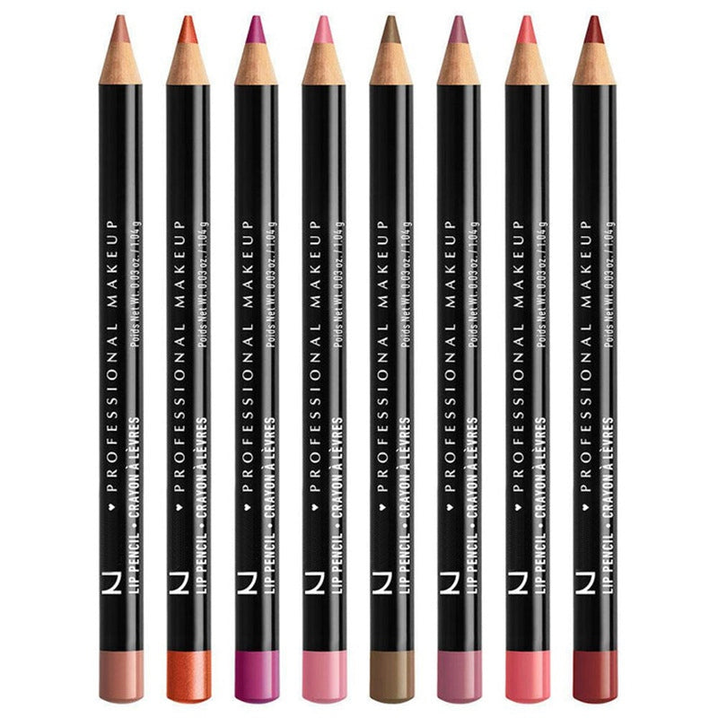Brand New Designer Slim Lip Pencil Creamy Pale Red Pink Coffee Long-Lasting Lipstick Lip Liner Moisturising Matte Lipliner Professional Makeup