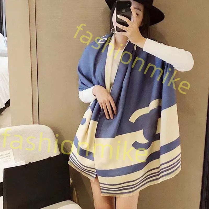luxury Women Designer Scarf Autumn Winter Cashmere Warm Shawl Outdoor Travel Letter Scarves Wraps Casual 175CM