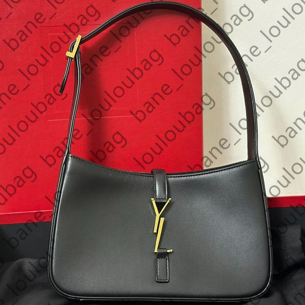 Hot Tramp Fashion Designer Bags With Metallic Letters Genuine Sheepskin Crocodile Deluxe Handbag High Quality Armpit Shoulder Bag Ladies Pur