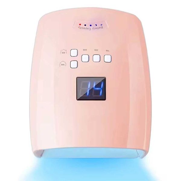 Nail Dryers Wireless charging UV LED nail lamp for nail gel polishing nail dryer Foot treatment manipulation lamp cordless LED nail lamp for