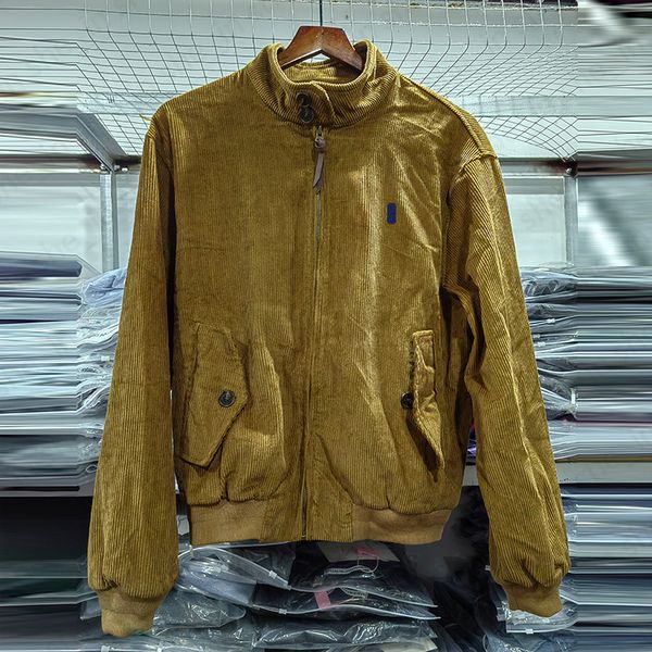 Mens Jackets Fashion Corduroy Coat Winter Man Jacket Casual Loose Coats Winter Classic Letter Outerwear Designer Womens Tops Clothing S-XL