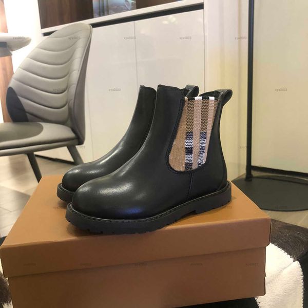 Fashion Kids shoes Low barrel baby boots size 26-35 Including Cardboard Box Multi colored striped cross design girls boys sneakers