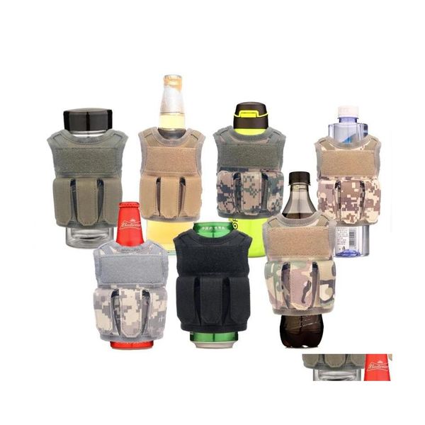 Other Home Garden Garden Military Mini Tactical Premium Beer Koozie Molles Vest Beverage Cooler Inventory Wholesales Drop Delivery Dhrid