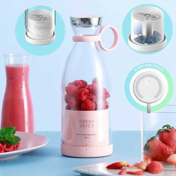 Mini juicer portable juice making device USB electric juicer fruit blender extractor food milkshake multifunctional home use M240828