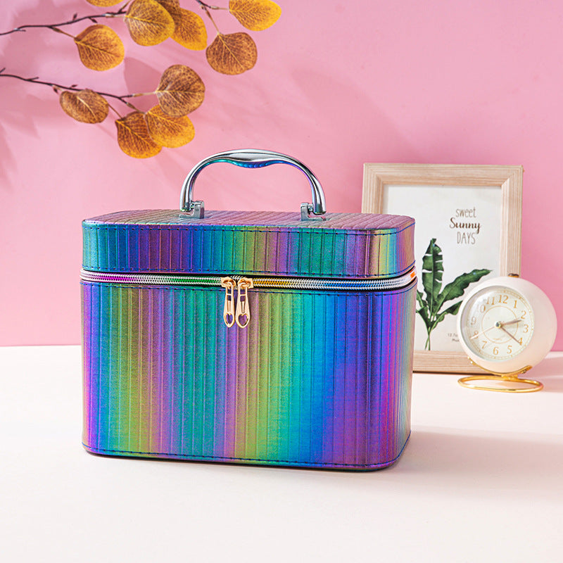 O07 Versatile Pu Skin Care Accessories Holder - Spacious Portable Purse