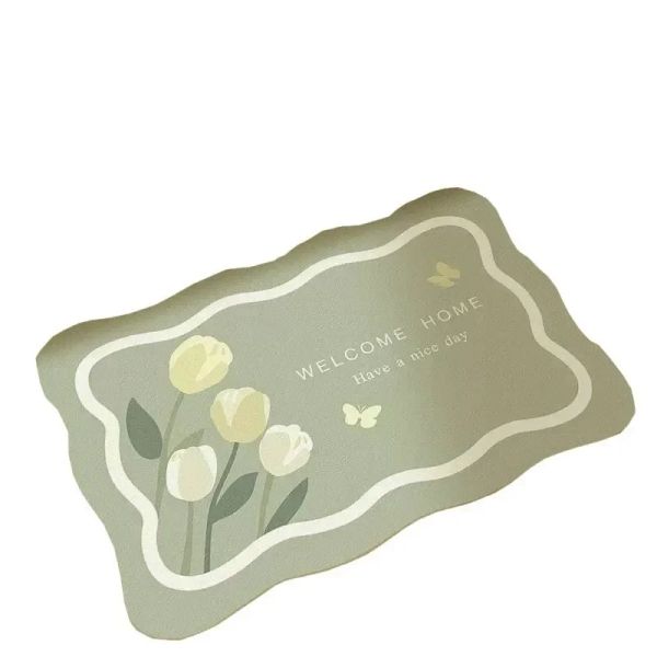 Bathroom Floor Mat With Anti Slip Diatomaceous Earth Mat LN1098