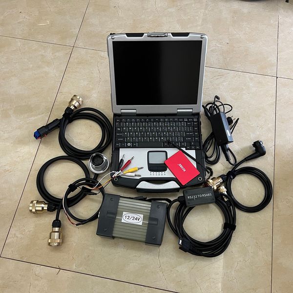Para Mercedes Diagnosticar ferramenta MB Star C3 SD Connect 3 com V2014.12 SSD Software Xen-Tentar no CF-30 Utilizou Laptop ToundBook