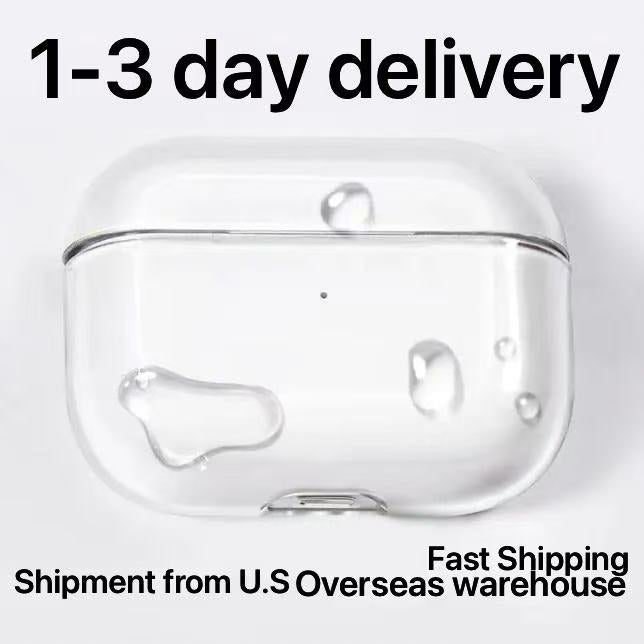USA Stock For Apple AirPods 4 AirPods pro 2 3rd Headphone Accessories Silicone Protective Headphone Cover Headphone Silicone Case TPU HEAD