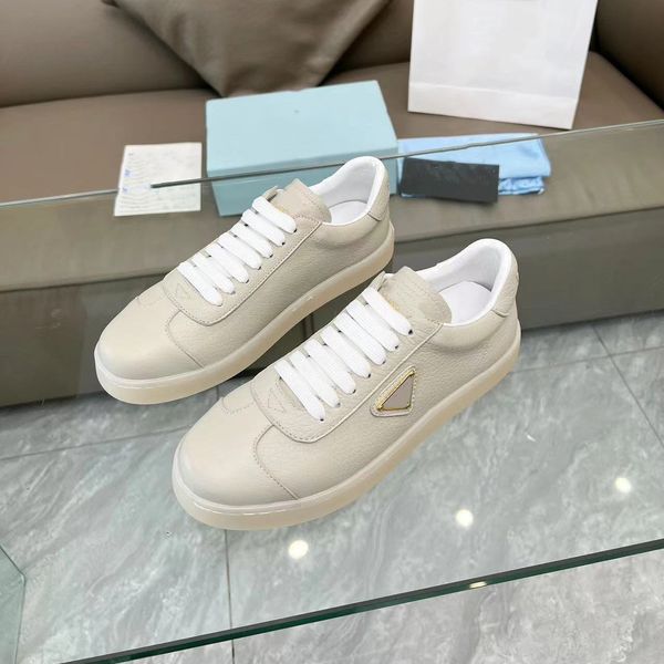 Famous Brand Lane women Men Sneakers Shoes Grain Leather Nude Black Trainers Man Comfort Excellent Runner Sport Eu35-44 5.9 01