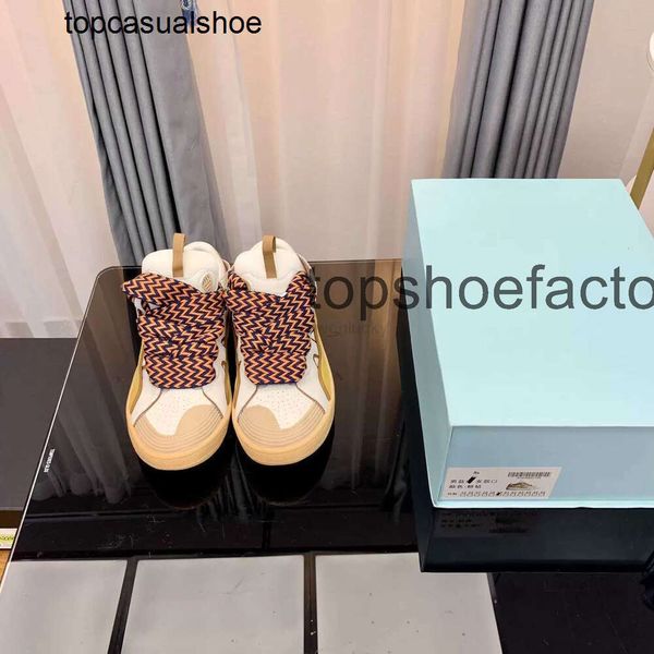 Lavalier Lav Footwear Hiking Curb Sneakers Dress Shoes New Designer Bread Genuine Leather Forrest Gump Shoe Men Women Flat Bottom Casual Mor