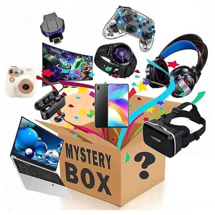 Lucky Mystery Box Random sending High-quality Wireless Earphone Bluetooth Earbuds wireless charging Items 100% Surprise Christmas Gift New Year Surp