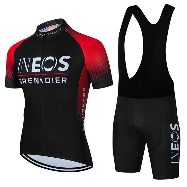 Cycling Jersey Sets 2022 INEOS Grenadier Cycling Jersey Set Men Cycling Clothing Road Bike Shirts Suit Bicycle Bib Shorts MTB Ropa Ciclismo