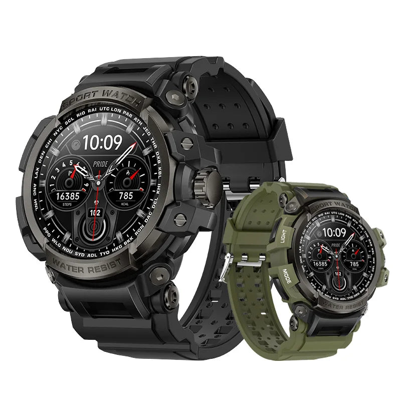 New Smart Watch Men&#039;s Bluetooth Call Information Push Health Monitoring Outdoor Three Defense Sports Smart Watch