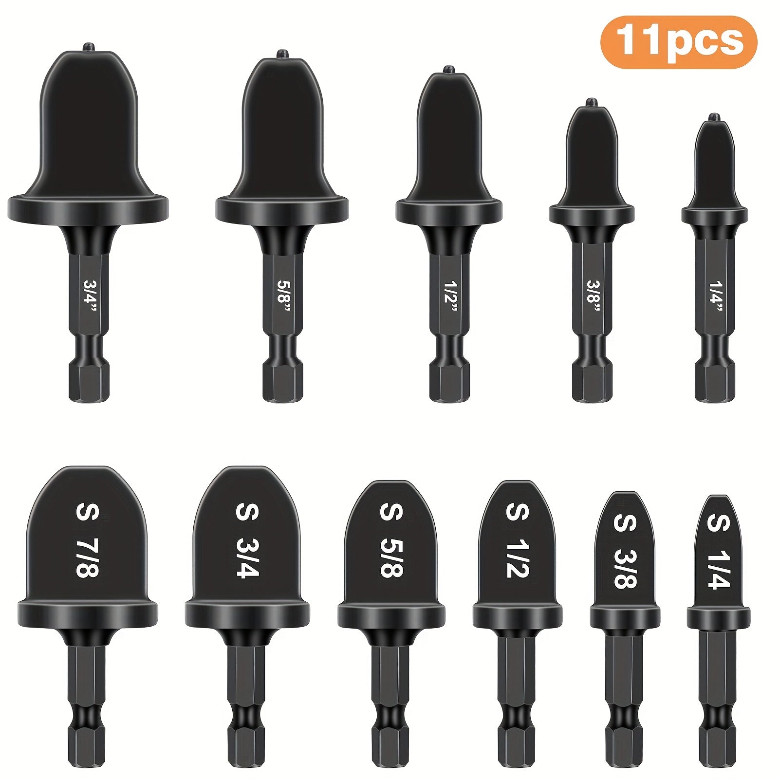 TEMU Hvac Copper Tube Tool, 1-4" Hex Shank Boring Drill Bits For Air Conditioner Repair, Tool Set For Electric Drill