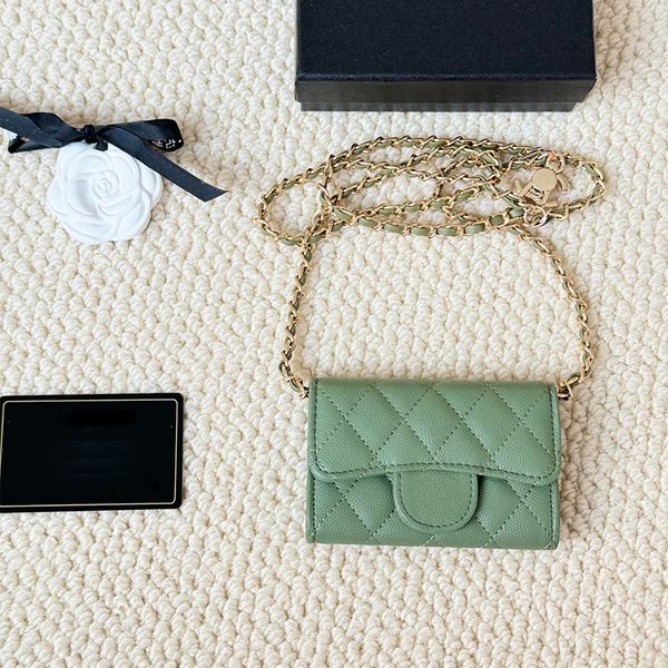 Women&#039;s Card Holder High quality long wallet designer luxury Women&#039;s mini Wallet Fashion Retro Bags Credit Card Holder zipper Wall