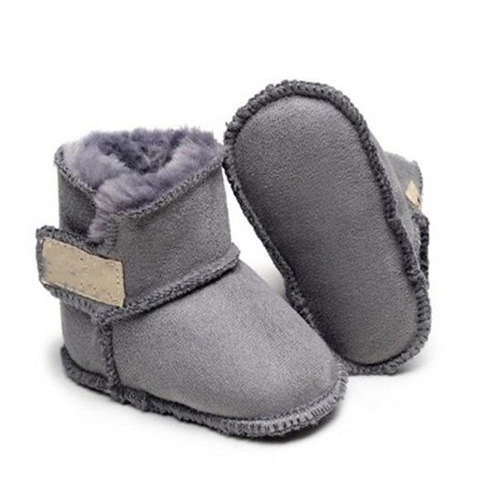Winter Snow for Leather Sheep Fur Toddler Infant Boots Boy Girls Bootie Designer Kids Snowshoes Newborn Baby First Walkers
