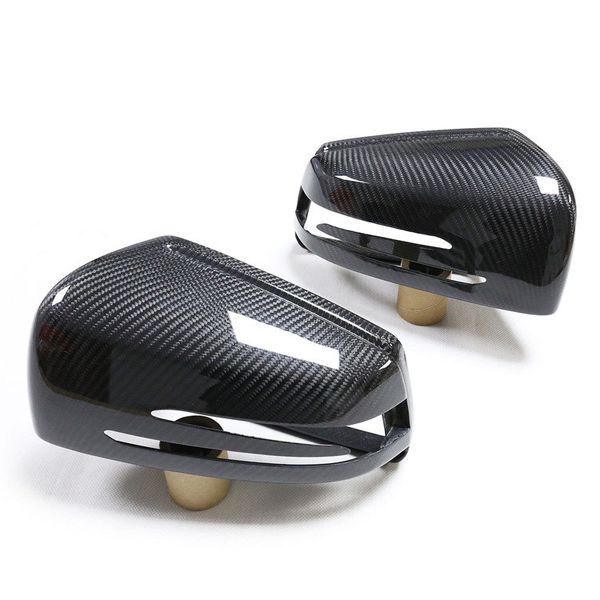 Car Side Rearview Mirror Cover Cap for BENZ G GLE GLS R ML GL Class Coupe W463 W167 Carbon Fiber Style