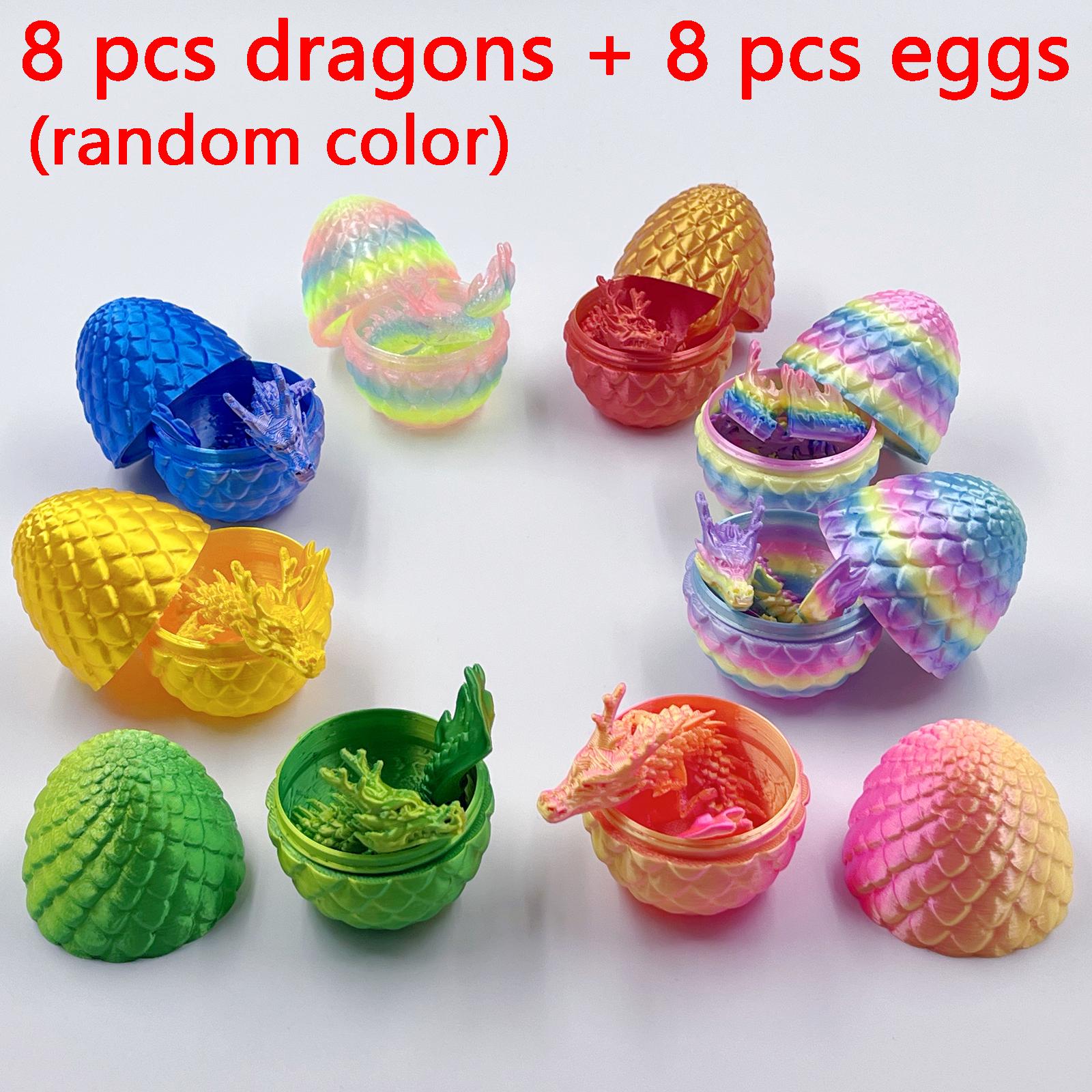 TEMU 16pcs Dragon And Dragon Egg Set Ornament Statues, Home Decoration, Festival Celebration Parties, Small Gifts, Aquariums, Garden Ornaments, Car