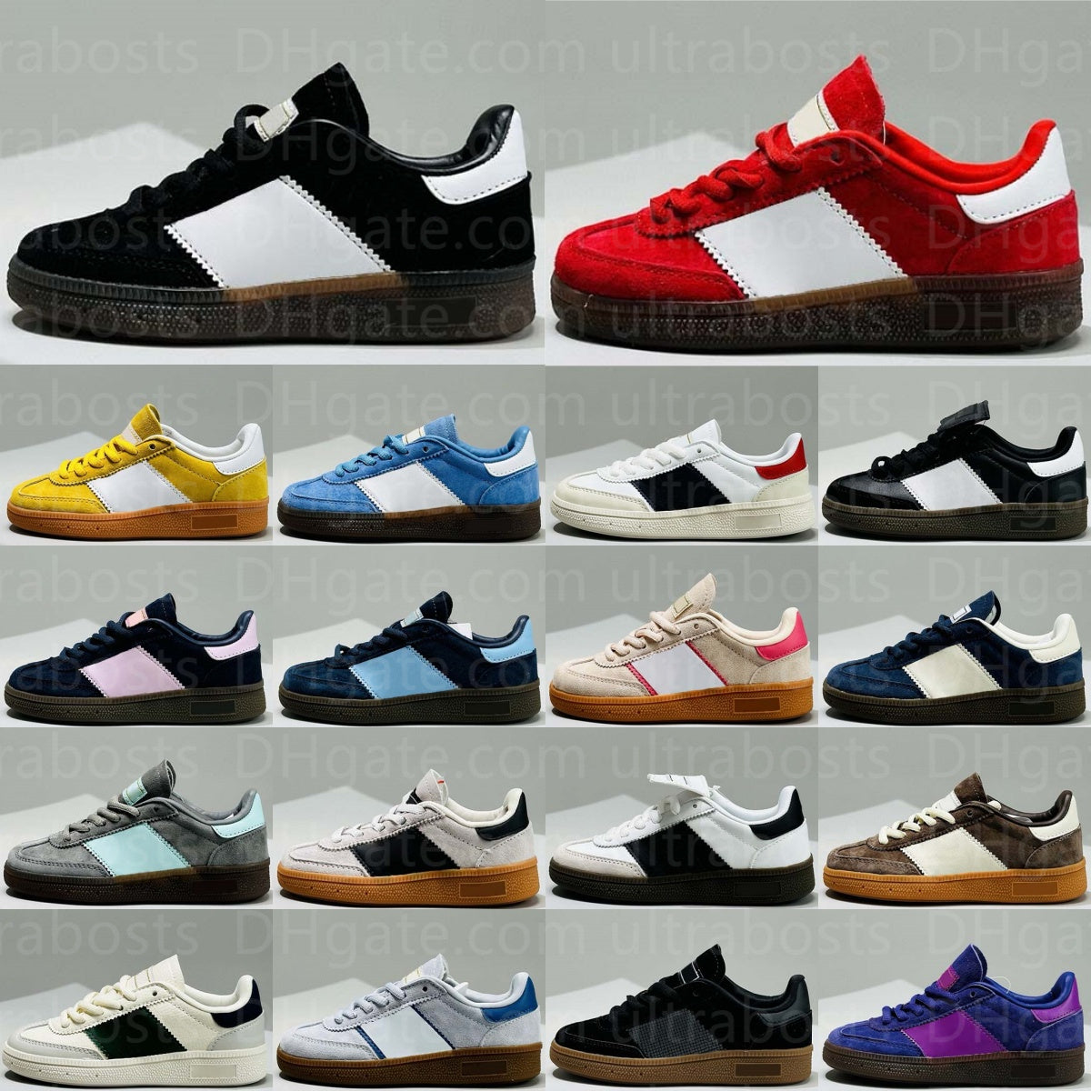 Designer Kids Skateboarding Shoes Baby Toddlers Sneakers Boys Girls Sport Trainers Children Youth Shoe Black White Red Navy Brown Blue Grey Pink Yel