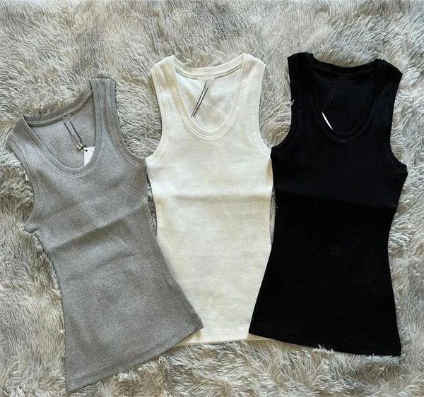 Women Top Tanks Vest T Shirts Embroidered Cotton-blend Tank Tops Designer Skirts Yoga Suit Two Piece Dress Bra Vest Ladies Solid Vintage T S