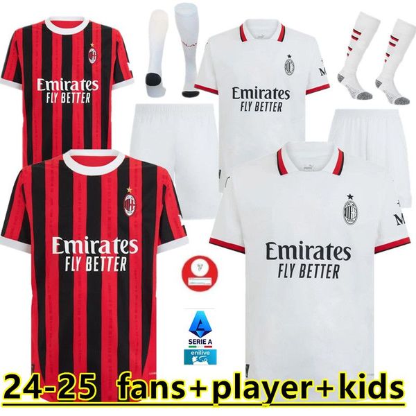 24 25 GIROUD PULISIC Adult soccer jerseys 2024 2025 Third TONALI REBIC THEO BENNACER KESSIE R.LEAO RAFA LEAO football shirts KJAER Milans me