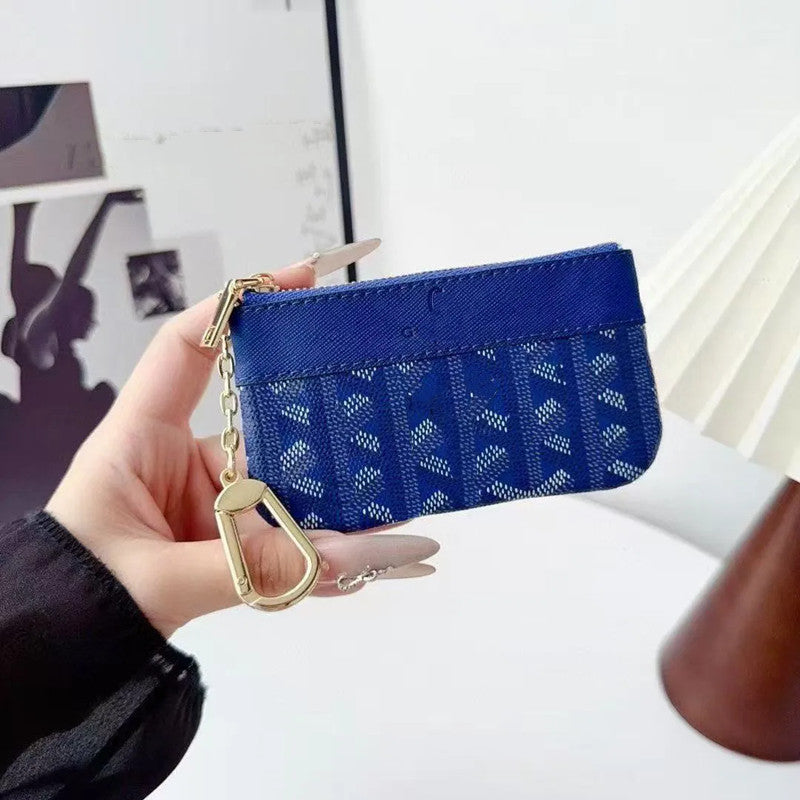 GY Designer Wallet Bag Charm Womens Mini Zippy Organizer Bag Credit Card Holder Coin Purse Key Pouch Purses Keychain Bags Clutch