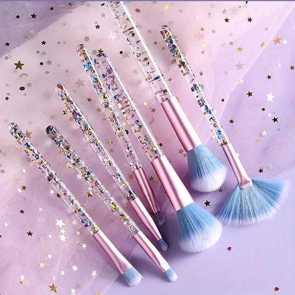 Hair length 7 pieces makeup brush set foundation make-up brush eye shadow brush powder brush powder blusher brush facial mask brXJ241113