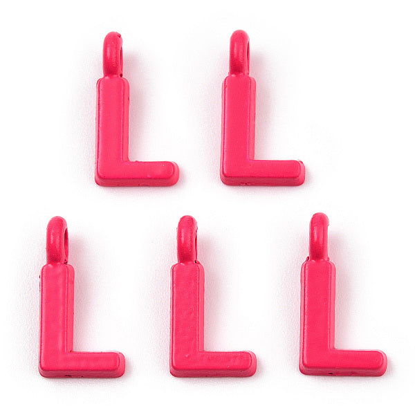 Placage de crémaillère en alliage peint par pulvérisation Pendentifs à 1 boucle