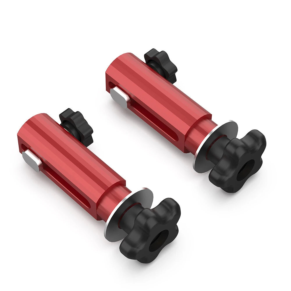 ENJOYWOOD 2PCS MFT Fence Dogs 19mm-20mm Desktop Dog Hole T-Track Hold Down Clamp Woodworking DIY Workbench Dog Hole Brac